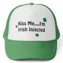 Kiss Me....I'm Irish Injected hats by bobbieraelene Kiss Me....I'm Irish Injected hats