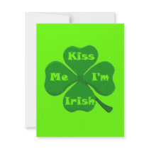 Kiss Me I'm Irish invitations by Pot_of_Gold Kiss Me I'm Irish invitations