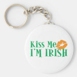 Kiss Me I'm Irish Key Chain