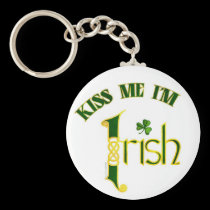 Kiss Me I'm Irish  Keychain keychains