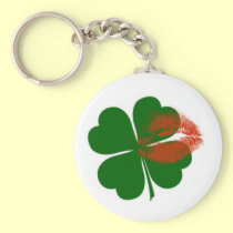 Kiss Me - I'm Irish! keychains