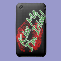 Kiss Me I'm Irish Lips iPhone 3 case casemate cases