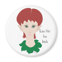 Kiss Me I'm Irish Magnet
