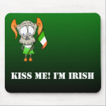 Kiss Me! I'm Irish mousepads
