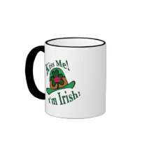 Kiss Me I'm Irish mugs
