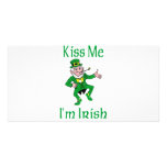 Kiss Me I'm Irish Photo Card