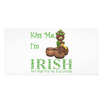KISS ME I'M IRISH PHOTO CARDS