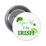 Kiss Me I'm IRISH buttons