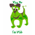 Kiss Me, I'm Irish Puppy T-shirt