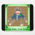 Kiss Me, I'm Irish Sock Monkey