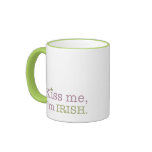 Kiss Me I'm Irish St. Patrick's Day mugs