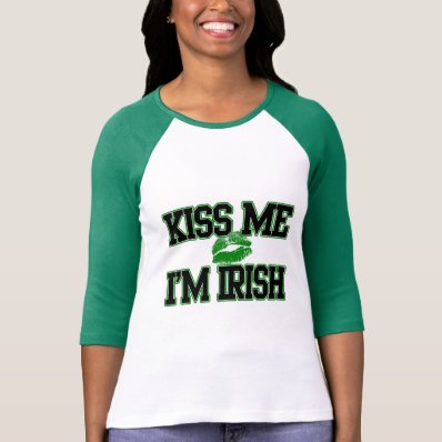 Kiss Me I&#39;m Irish, St Patricks Day Shirt
