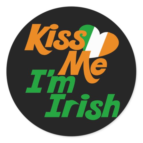 Kiss me Im Irish sticker