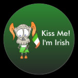Kiss Me! I'm Irish stickers