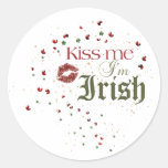 Kiss me Im irish Sticker