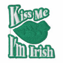 Kiss Me, I'm Irish Tees and Sweats embroidered shirts by naturetees Kiss Me, I'm Irish Tees and Sweats embroidered shirts