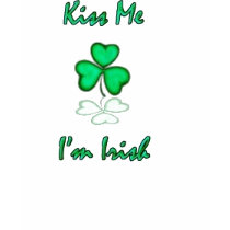 kiss me im irish t-shirts