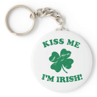 Kiss me I&#39;m Irish Vintage Key Chains