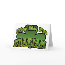 Kiss Me I'm Italian Greeting Card