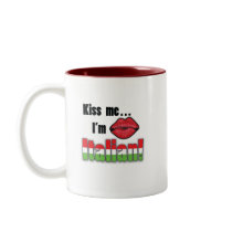 Kiss me I'm Italian Mugs