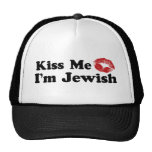 Kiss Me I'm Jewish Hats