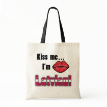 Kiss me I'm Latvian bags by Joee3030 Kiss me I'm Latvian bags