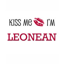 Kiss Me I'm LEONEAN t-shirts by flagshirt Kiss Me I'm LEONEAN t-shirts