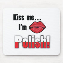 Kiss Me I'm Polish mousepads by Joee3030 Kiss Me I'm Polish mousepads