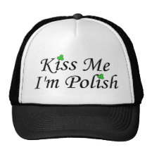 Kiss Me Im Polish St Patricks Day Hat