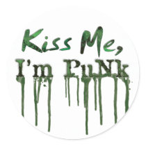 Kiss Me, I'm PuNk stickers