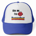 Kiss Me I'm Romanian hats