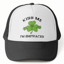 Kiss Me I'm Shitfaced Irish hats