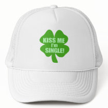 Kiss Me I'm Single Mesh Hats