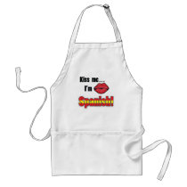 Kiss Me I'm Spanish aprons