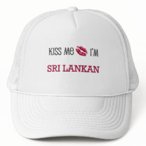 Kiss Me I'm SRI LANKAN Hats