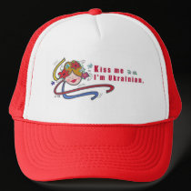 Kiss Me I'm Ukrainian hats by perogies Kiss Me I'm Ukrainian hats