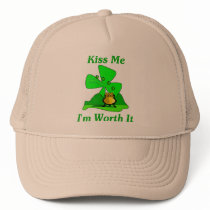 Kiss Me I'm Worth It hats by FunnyFloridian Kiss Me I'm Worth It hats