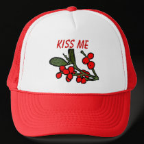 Kiss Me Mistletoe Hat by Rajee1 Kiss Me Mistletoe Hat