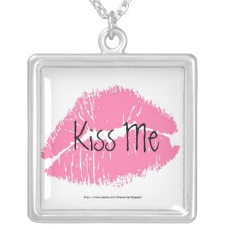 Kiss me zazzle_necklace