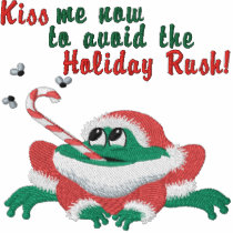 Kiss Me Now Frog embroidered shirts by Embroidery4U Kiss Me Now Frog embroidered shirts