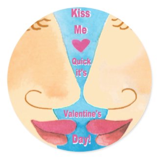 Kiss Me Quick sticker