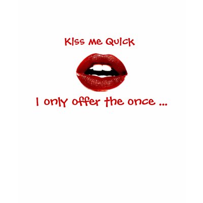 kiss me quick drawing