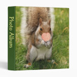 Kiss Me Squirrel 1" Photo Album 3 Ring Binders