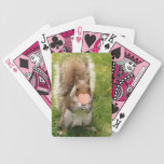 Kiss Me Squirrel Playing Cards