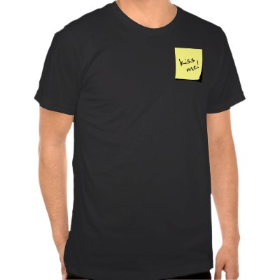 Kiss Me Sticker! Tee Shirt by VectorSmith