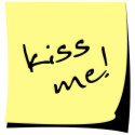 Kiss Me Sticker! t-shirts
