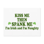 Kiss Me Then Spank Me Gift Post Card