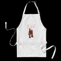 kiss me you fool apron aprons