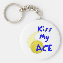 Kiss my Ace Key Chain