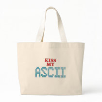 Kiss My ASCII Canvas Bag
